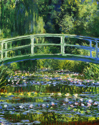 The Japanese Bridge (The Water-Lily Pond) - 1897 - 1899 art print by Claude Monet (1897)