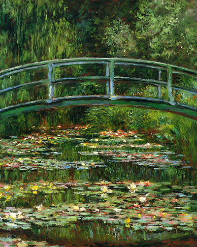 The Japanese Bridge (1899) fine art print by Claude Monet (1899)