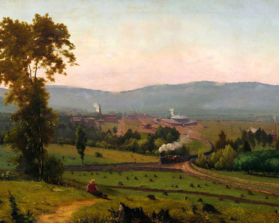 The Lackawanna Valley art print by George Inness