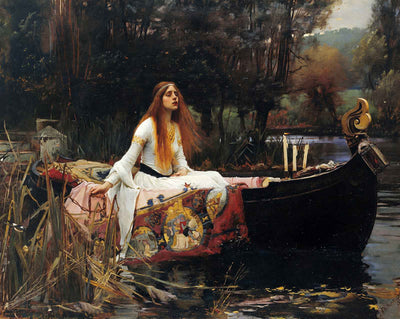 The Lady of Shalott fine art print by John William Waterhouse