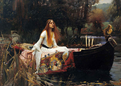 The Lady of Shalott Painting by John William Waterhouse Art Print (6 Sizes)