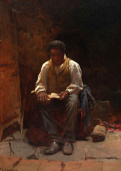 The Lord is My Shepherd Art Print Painting by Eastman Johnson (6 Sizes)