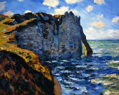 The Manneport painting print by Claude Monet (1882)