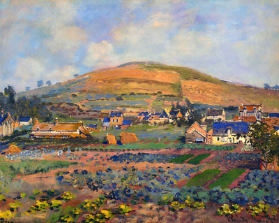 The Mount Riboudet in Rouen at Spring painting by Claude Monet (1872)