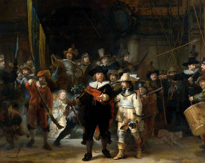 The Night Watch art print by Rembrandt
