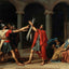 The Oath of the Horatii Art Print Painting by Jacques Louis David (6 Sizes)