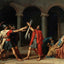 The Oath of the Horatii art print by Jacques Louis David