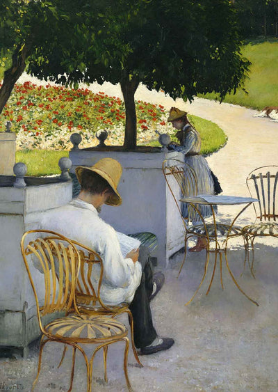 The Orange Trees Art Print Painting by Gustave Caillebotte (6 Sizes)