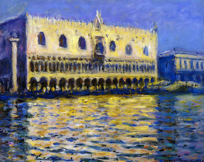 The Palazzo Ducale painting print by Claude Monet (1908)