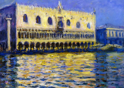 The Palazzo Ducale Fine Art Print 1908 Painting by Claude Monet (6 Sizes)