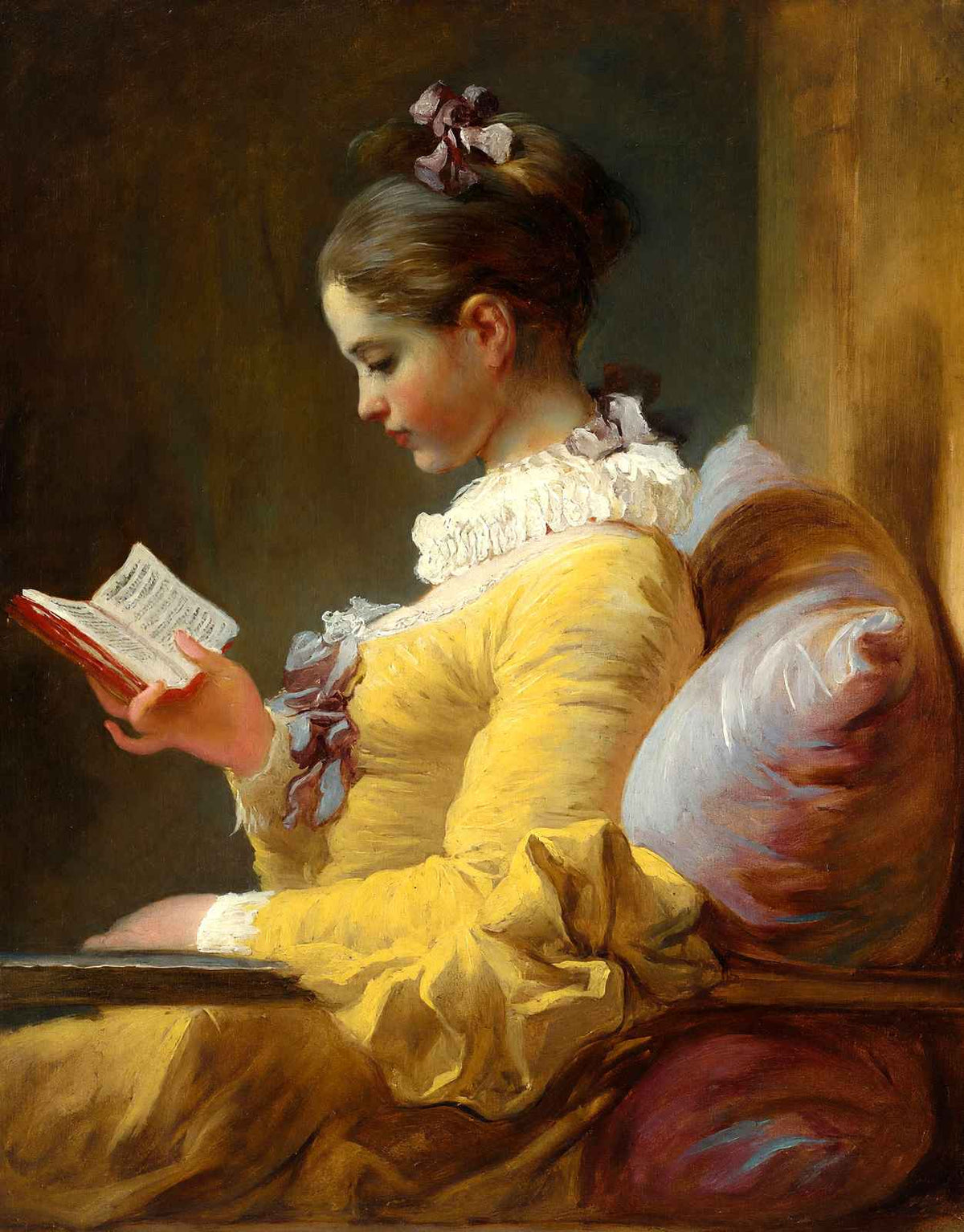 The Reader Painting by Jean-Honoré Fragonard Fine Art Print (6 Sizes)