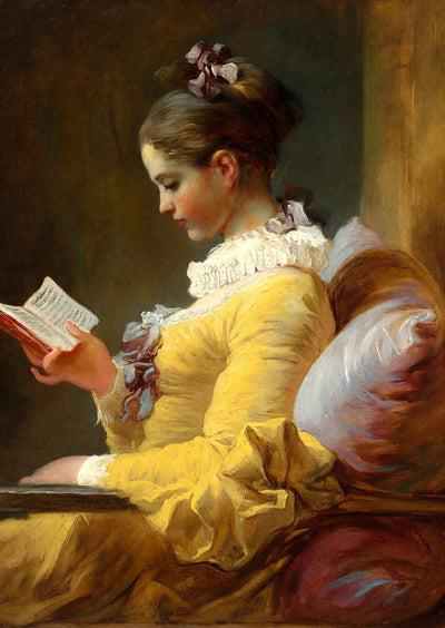The Reader Painting by Jean-Honoré Fragonard Fine Art Print (6 Sizes)