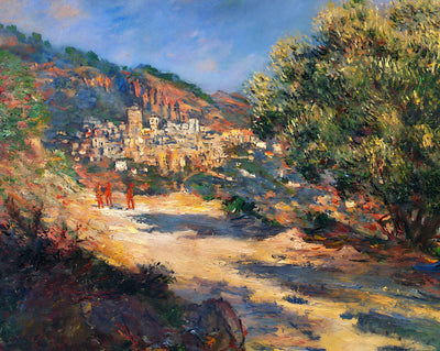 The Road to Monte Carlo fine art print by Claude Monet (1883)