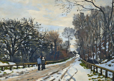 The Road to the Farm of Saint-Simeon 1867 by Claude Monet Art Print (6 Sizes)