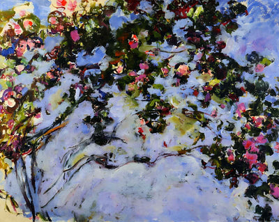 The Rose Bush art print by Claude Monet (1925)