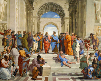 The School of Athens painting print by Raphael Rooms
