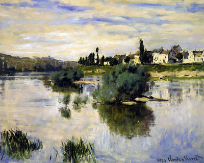 The Seine at Lavacourt painting by Claude Monet (1878)