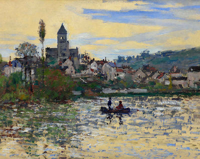 The Seine at Vetheuil fine art print by Claude Monet (1879)