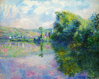 The Siene at Vetheuil painting by Claude Monet (1880)