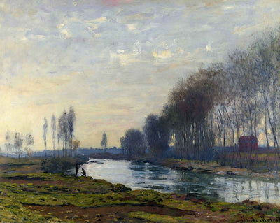 The Small Arm of the Seine at Argenteuil art print by Claude Monet (1872)