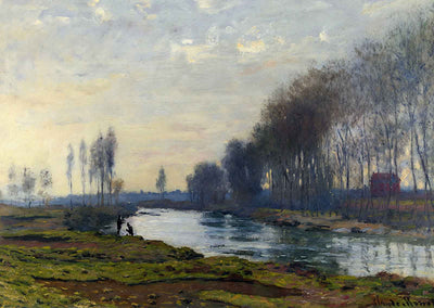 The Small Arm of the Seine at Argenteuil Art Print 1872 by Monet (6 Sizes)