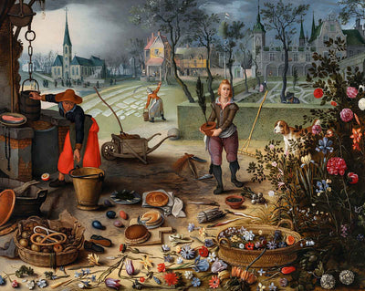 The Spring painting print by Sebastiaan Vrancx