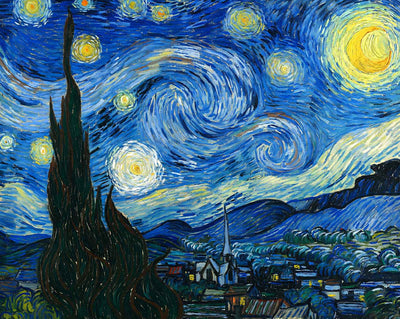 The Starry Night art print by Vincent van Gogh