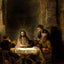 The Supper at Emmaus Painting by Rembrandt Jesus Art Print (6 Sizes)