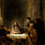 The Supper at Emmaus Painting by Rembrandt Jesus Art Print (6 Sizes)