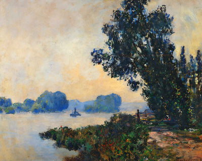 The Towpath at Granval painting print by Claude Monet (1883)