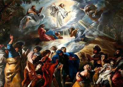 The Transfiguration of Jesus, Moses and Elijah Premium Art Print (6 Sizes)
