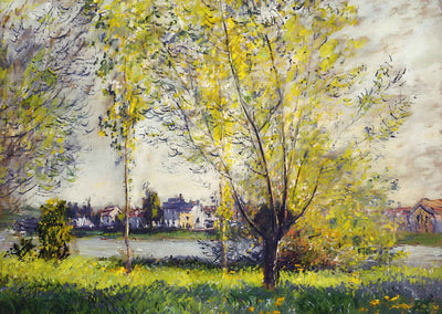 The Willows (1880) Painting by Claude Monet Fine Art Print (6 Sizes)