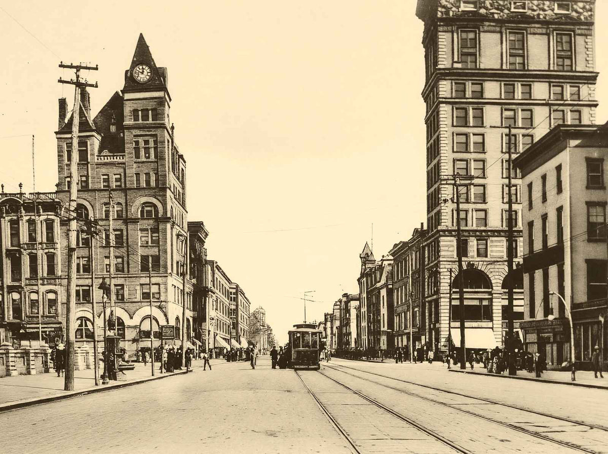 Third Street Dayton Ohio in 1907 Photo Print (7 Sizes) - Shipped Flat