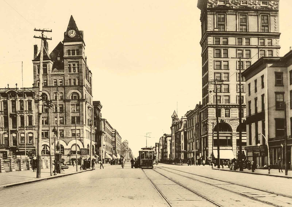 Third Street Dayton Ohio in 1907 Photo Print (7 Sizes) - Shipped Flat