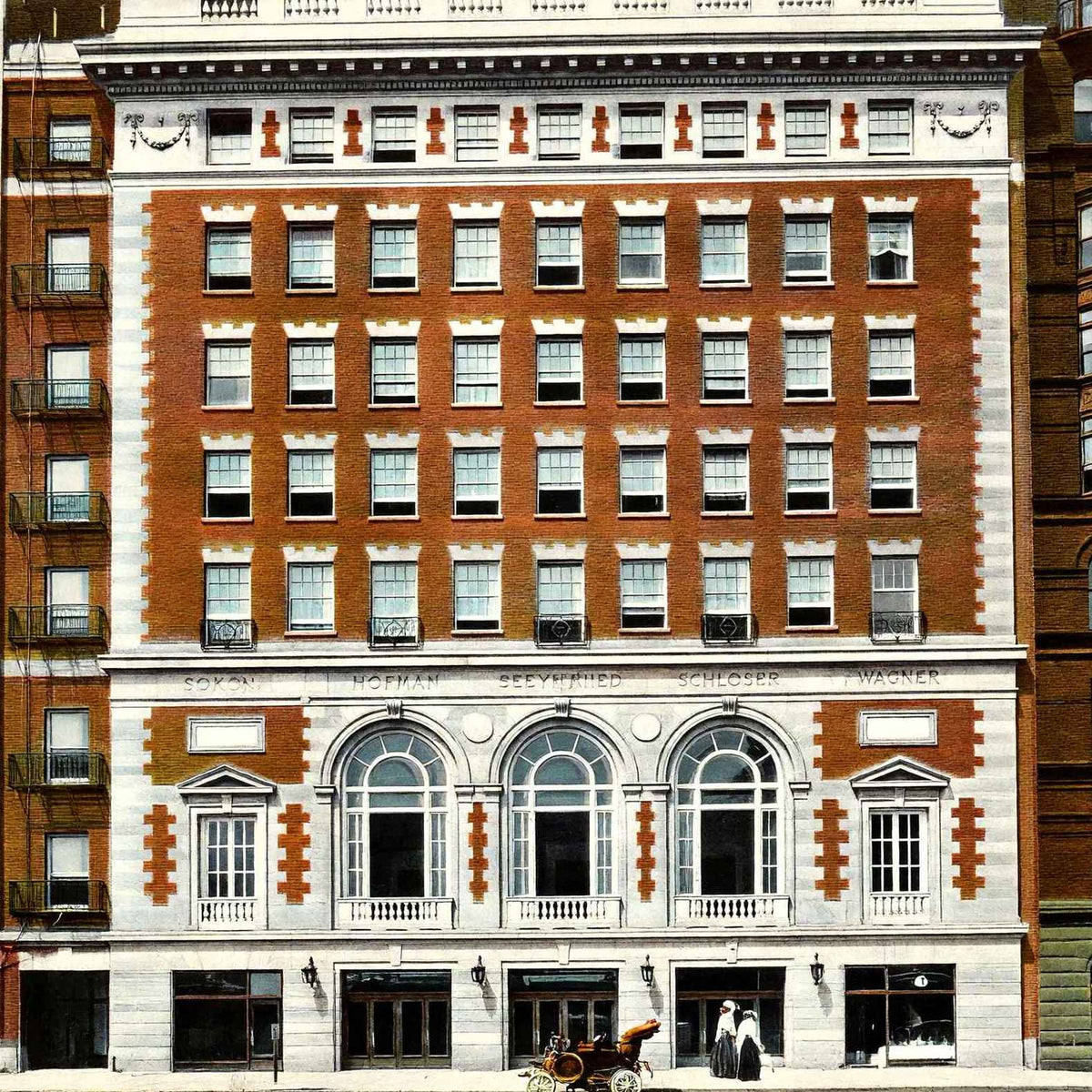 Thomas Orchestra Hall Chicago in 1905 Vintage Print (7 Sizes) - Premium Quality