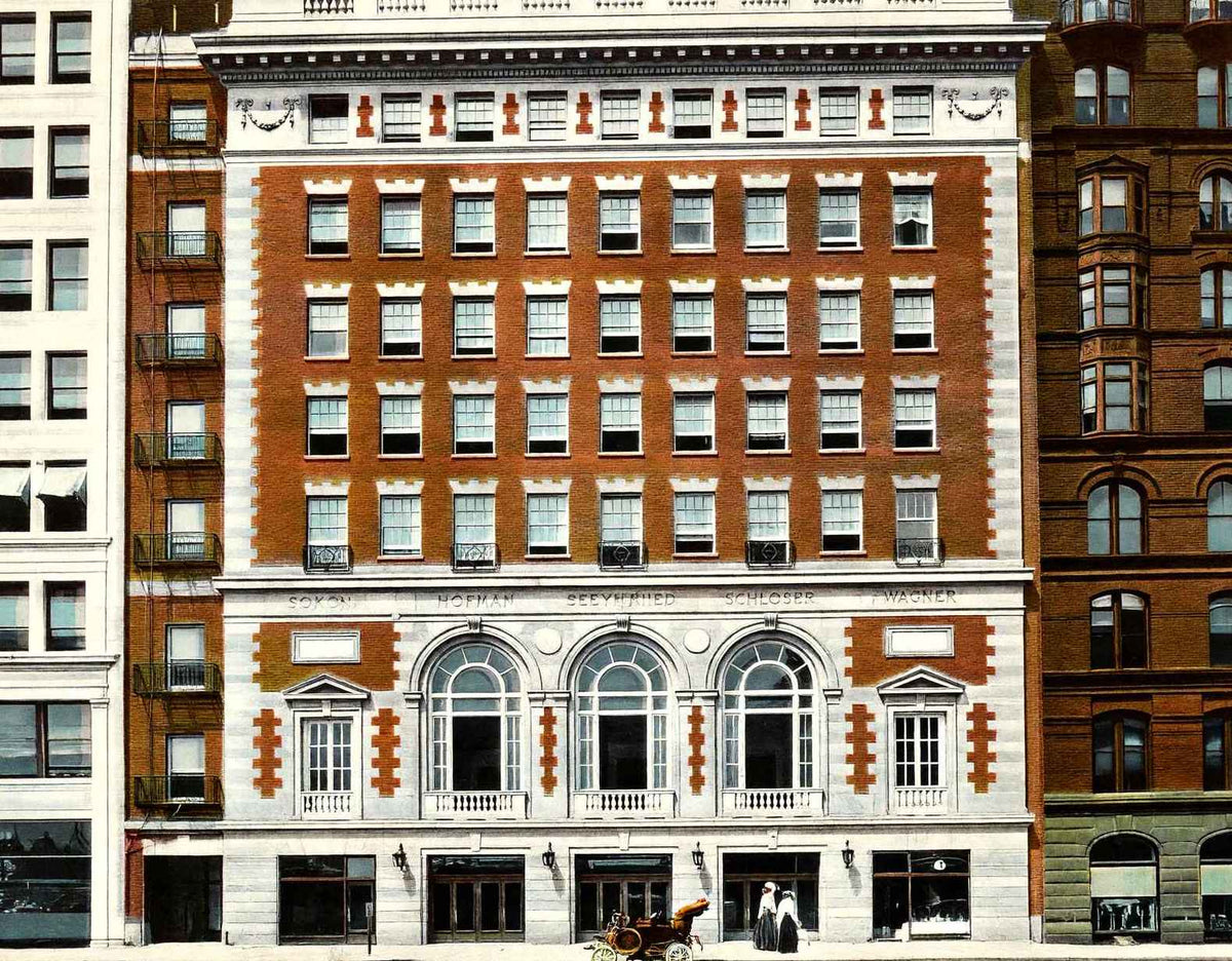 Thomas Orchestra Hall Chicago in 1905 Vintage Print (7 Sizes) - Premium Quality