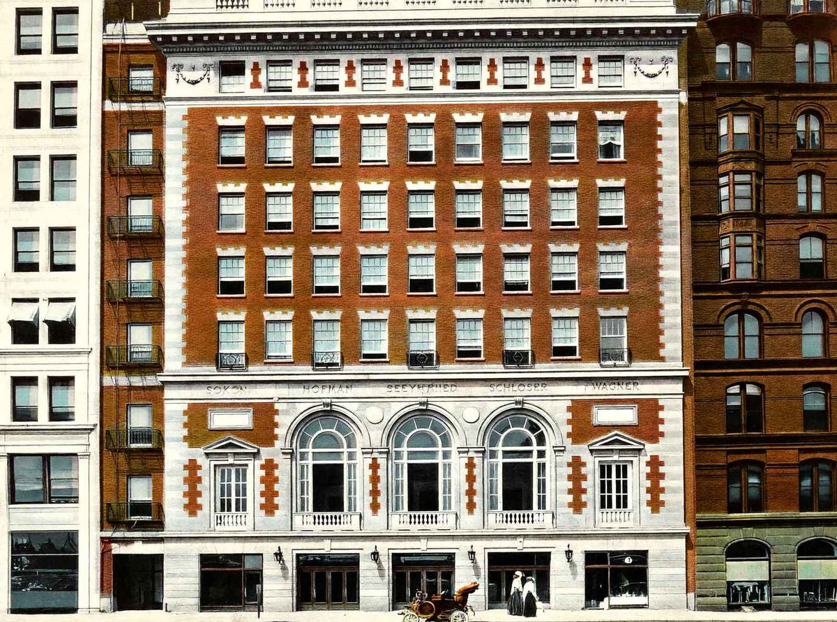 Thomas Orchestra Hall Chicago in 1905 Vintage Print (7 Sizes) - Premium Quality