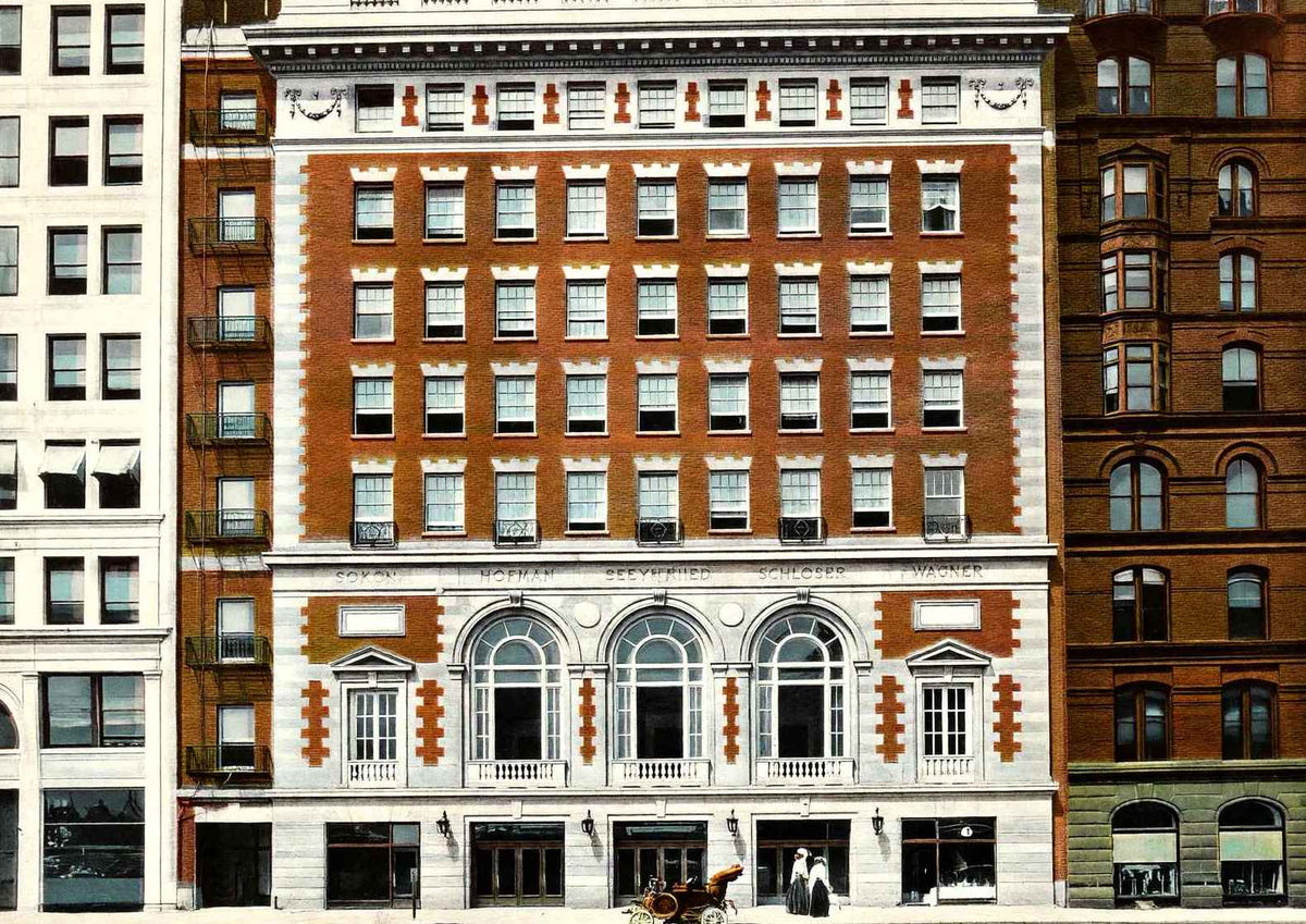 Thomas Orchestra Hall Chicago in 1905 Vintage Print (7 Sizes) - Premium Quality