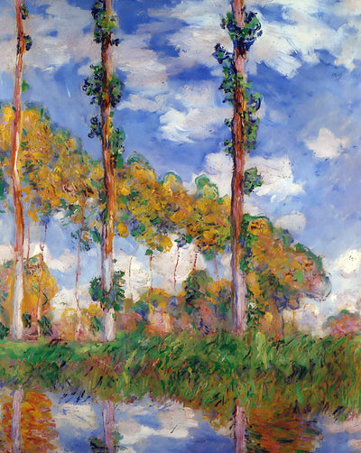 Three Trees in Summer art print by Claude Monet (1891)
