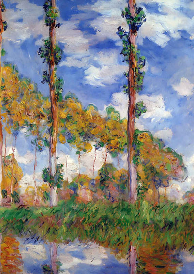 Three Trees in Summer 1891 Painting by Claude Monet Art Print (6 Sizes)