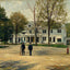 Quartermaster's Building Togus Maine in 1905 Art Print (7 Sizes) - Enhanced
