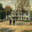 Quartermaster's Building Togus Maine in 1905 Art Print (7 Sizes) - Enhanced