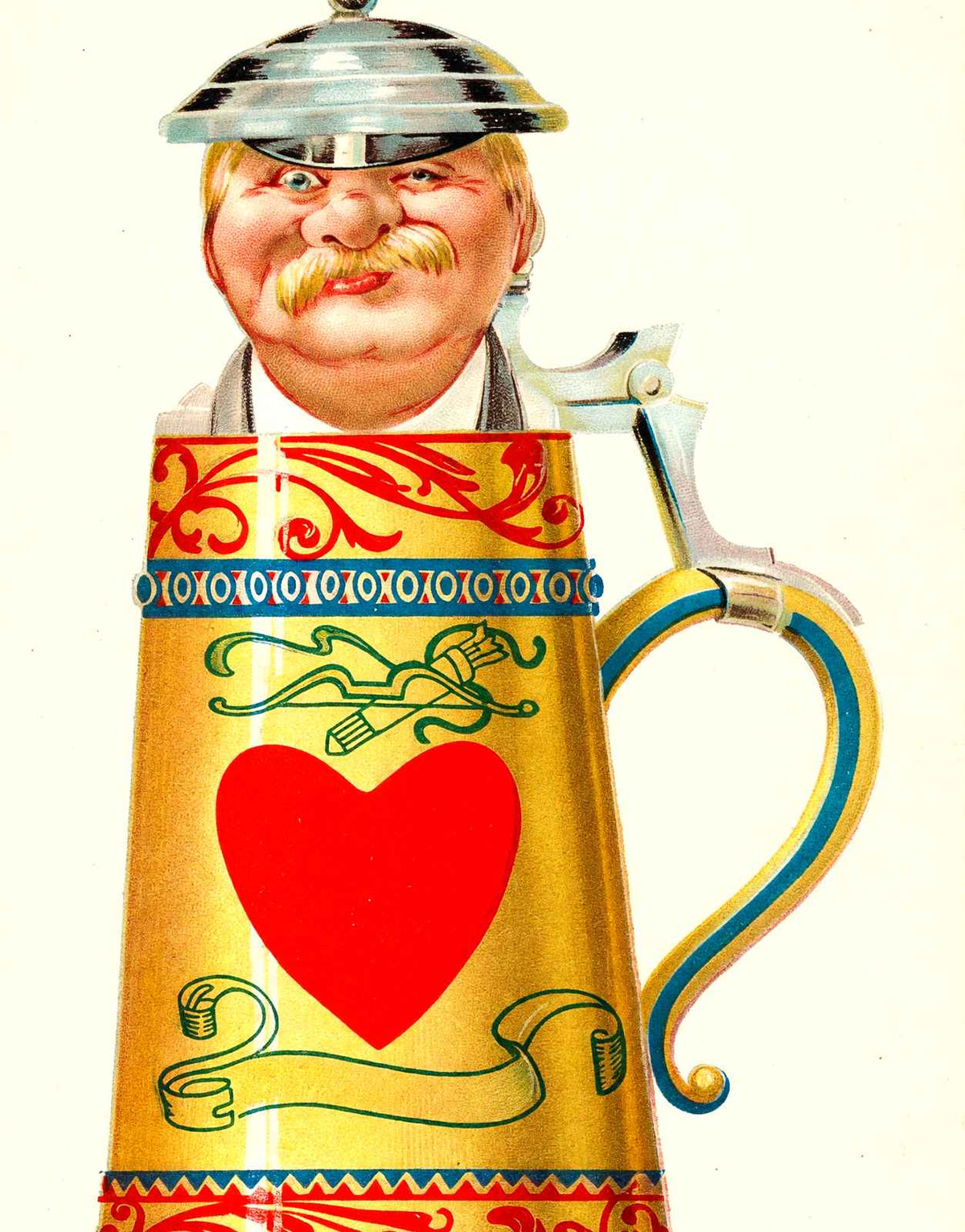 Leetle Stein in 1909 Vintage Print (7 Sizes) - High Quality