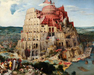 Tower of Babel painting print by Pieter Brueghel the Elder