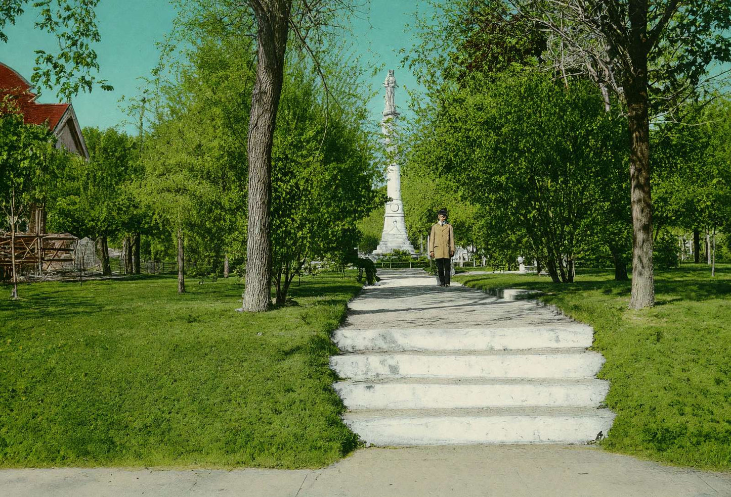 Travis Park San Antonio in 1906 Vintage Print (7 Sizes) - Archival Paper