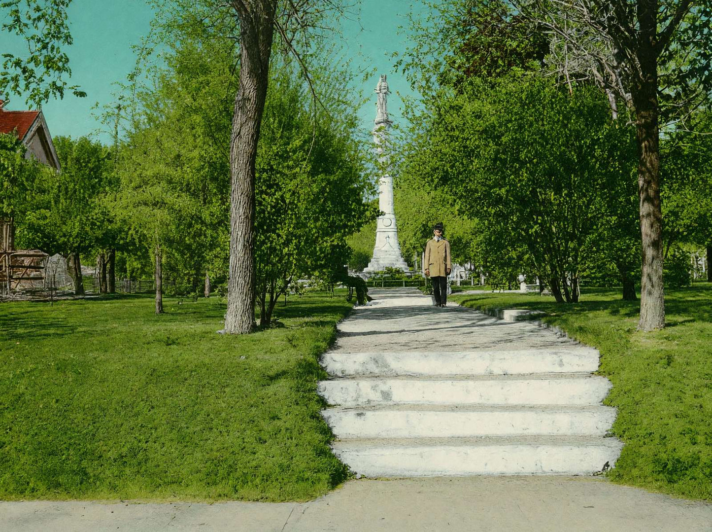 Travis Park San Antonio in 1906 Vintage Print (7 Sizes) - Archival Paper