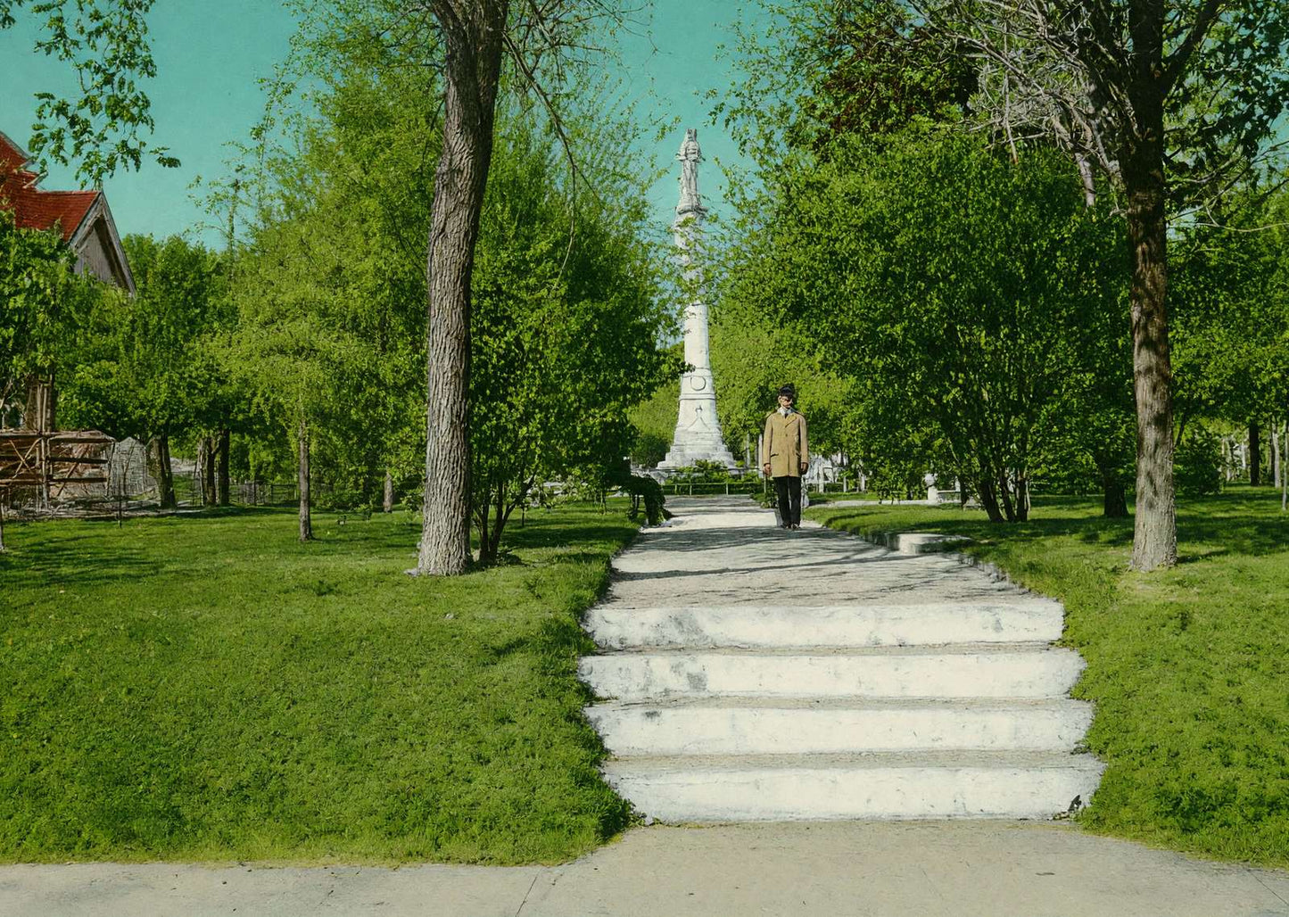 Travis Park San Antonio in 1906 Vintage Print (7 Sizes) - Archival Paper