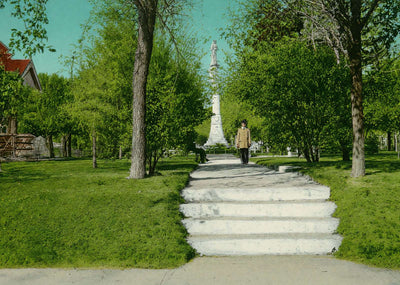 Travis Park San Antonio in 1906 Vintage Print (7 Sizes) - Archival Paper