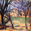 Trees and Houses 1886 Painting by Paul Cezanne Fine Art Print (6 Sizes)