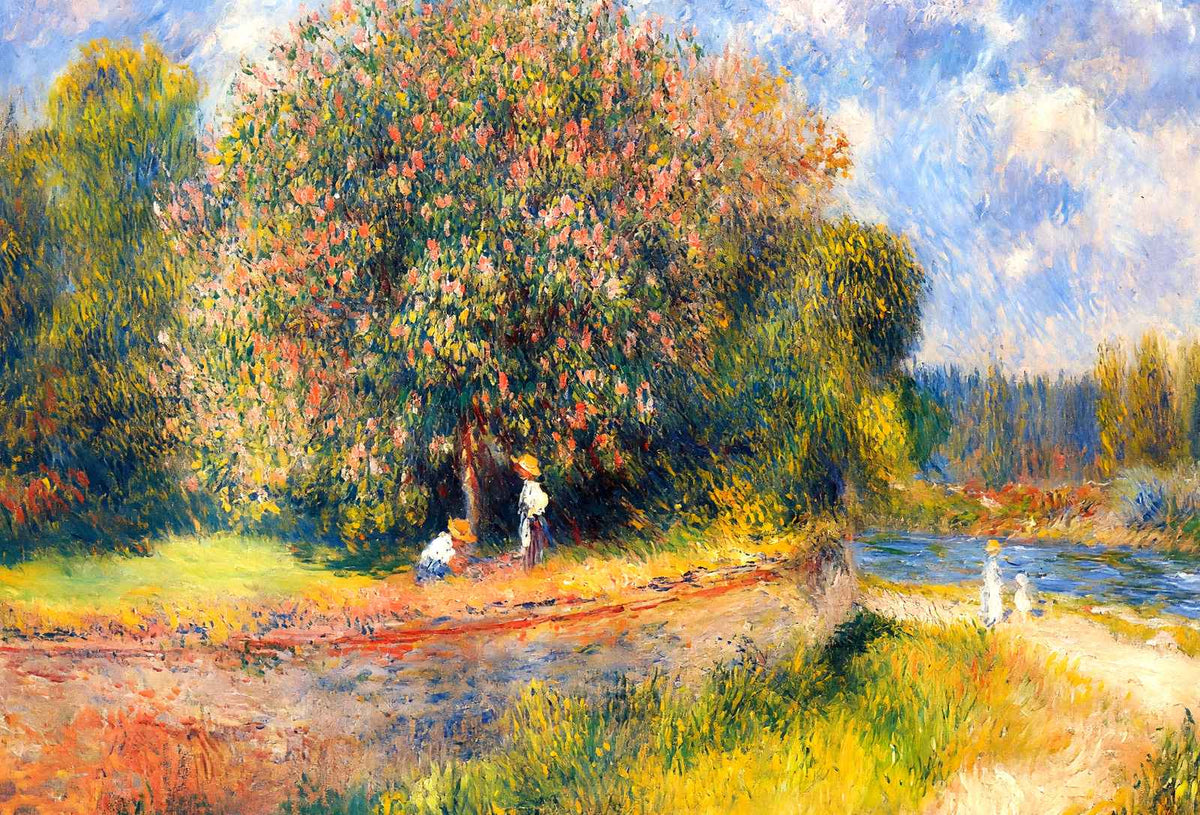 Tree Blooming Painting by Pierre-Auguste Renoir Art Print (6 Sizes) - Acid Free